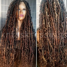 Load image into Gallery viewer, Kriss Kross Distress/Butterfly Locs with Human Hair Blend