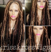 Load image into Gallery viewer, Kriss Kross Faux Locs/Goddess Locs