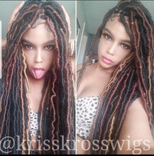 Load image into Gallery viewer, Kriss Kross Faux Locs/Goddess Locs