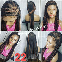 Load image into Gallery viewer, Kriss Kross French Braid "FULL LACE ONLY" Style