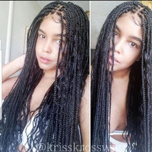 Load image into Gallery viewer, Kriss Kross Knotless Goddess Braids/Human Hair Mixed