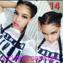 Load image into Gallery viewer, Kriss Kross French Braid "FULL LACE ONLY" Style