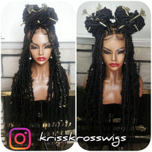 Load image into Gallery viewer, Kriss Kross Distress/Butterfly Locs with Human Hair Blend
