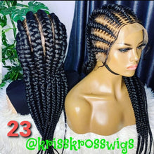 Load image into Gallery viewer, Kriss Kross French Braid &quot;FULL LACE ONLY&quot; Style
