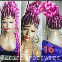 Load image into Gallery viewer, Kriss Kross French Braid &quot;FULL LACE ONLY&quot; Style
