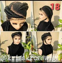 Load image into Gallery viewer, Kriss Kross French Braid &quot;FULL LACE ONLY&quot; Style
