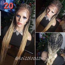 Load image into Gallery viewer, Kriss Kross French Braid Lace Front &amp; Full Lace Style
