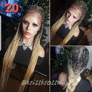 Kriss Kross French Braid Lace Front & Full Lace Style