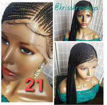 Load image into Gallery viewer, Kriss Kross French Braid Lace Front &amp; Full Lace Style
