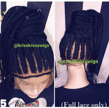 Load image into Gallery viewer, Kriss Kross French Braid &quot;FULL LACE ONLY&quot; Style
