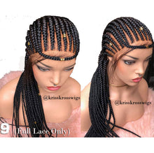 Load image into Gallery viewer, Kriss Kross French Braid &quot;FULL LACE ONLY&quot; Style
