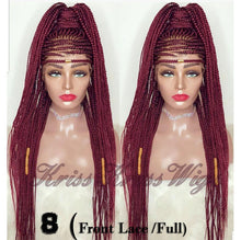 Load image into Gallery viewer, Kriss Kross French Braid Lace Front &amp; Full Lace Style
