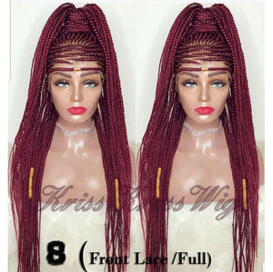 Kriss Kross French Braid Lace Front & Full Lace Style